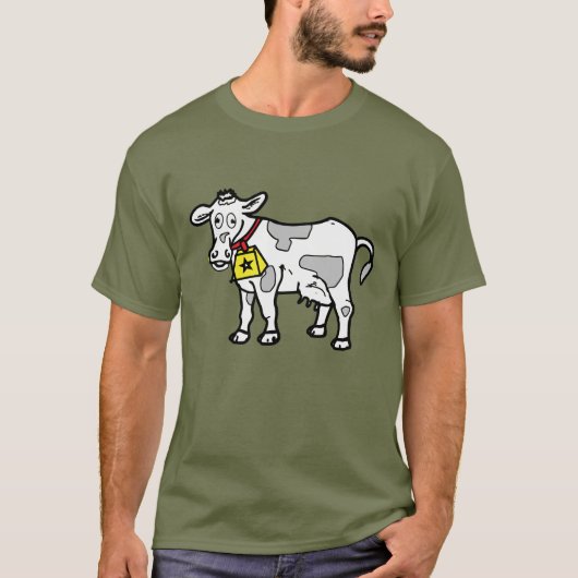 ただの牛 Tシャツ (正面)