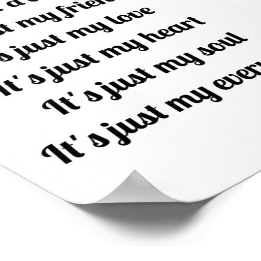 ただの犬のポスターだ ポスター (角)