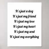 ただの犬のポスターだ ポスター (正面)