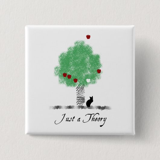 ただの理論 缶バッジ (正面)