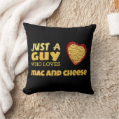 ただの男でmacとチーズが大好き クッション (ブランケット)
