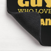 ただの男でmacとチーズが大好き マウスパッド (コーナー)