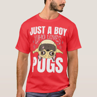 ただの男の子が自慢の犬の恋人かわいいプレゼント(1) Tシャツ
