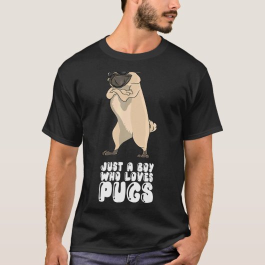 ただの男の子で腫れ物が大好き Tシャツ (正面)