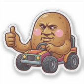 ただの直感で動くポテト シール (正面)