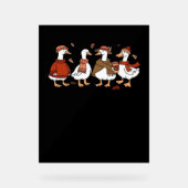 ただの秋グース特大Tシャツ アクリルサイン (正面)