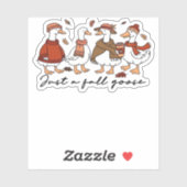 ただの秋グース特大Tシャツ シール (シート)