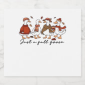 ただの秋グース特大Tシャツ スパークリングワインラベル (シングルラベル)