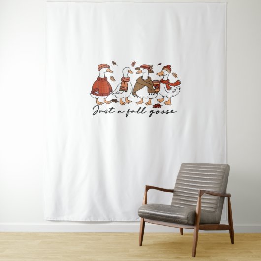 ただの秋グース特大Tシャツ タペストリー (インサイチュ)