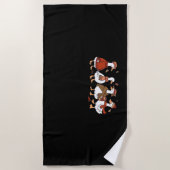 ただの秋グース特大Tシャツ ビーチタオル (正面)