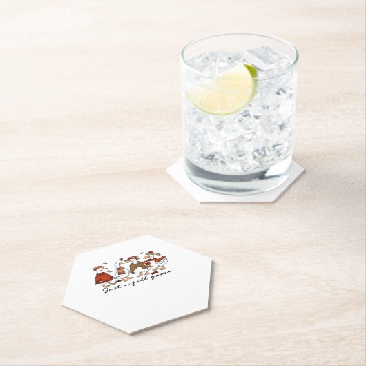 ただの秋グース特大Tシャツ ペーパーコースター (インサイチュ)