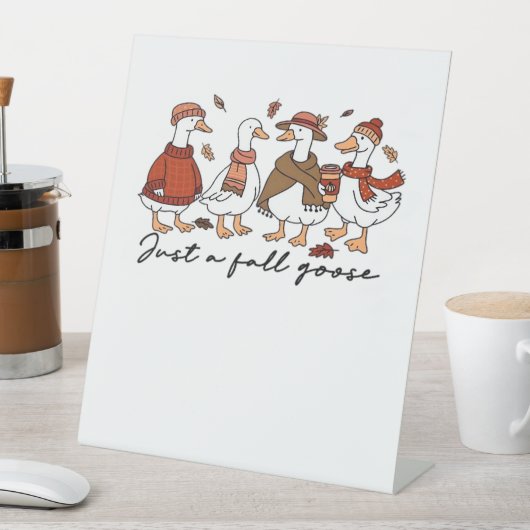 ただの秋グース特大Tシャツ 台座サイン (インサイチュ)