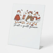 ただの秋グース特大Tシャツ 台座サイン (正面)