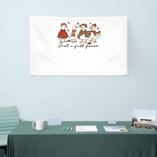 ただの秋グース特大Tシャツ 横断幕 (トレードショー)