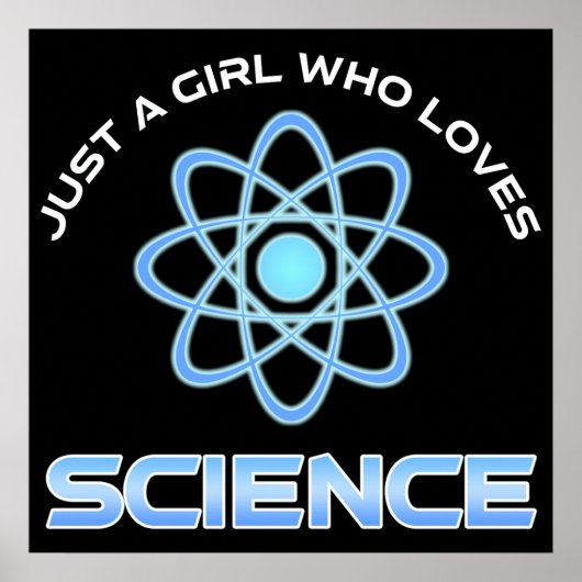 ただの科学好きな女の子 ポスター (正面)