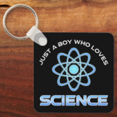 ただの科学好きな少年 キーホルダー (正面)