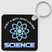 ただの科学好きな少年 キーホルダー (裏面)