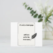 ただの空白のページ… ポストカード (スタンド正面)