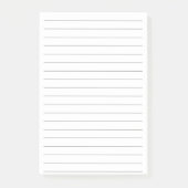 ただの線 ショッピングリスト/やることリスト ポストイット (正面)