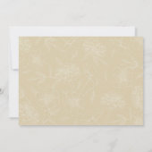 ただの美しい女の子の誕生発表 招待状 (裏面)