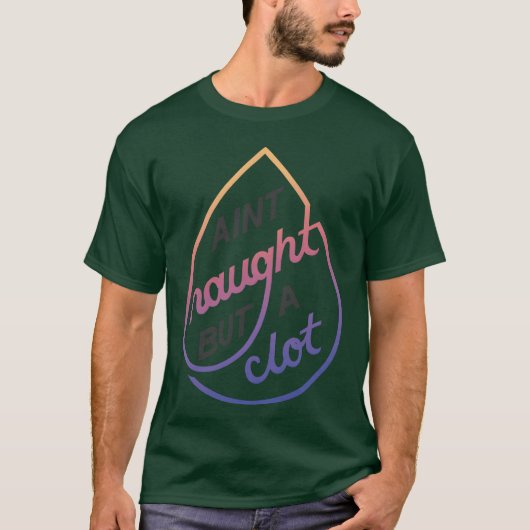 ただの血栓80年代の女の子 Tシャツ (正面)