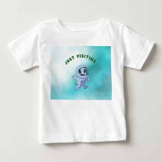 ただの訪問者 ベビーTシャツ (正面)