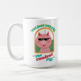 ただの豚じゃない、最もクールな豚 コーヒーマグカップ