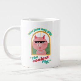 ただの豚じゃない、最もクールな豚 ジャンボコーヒーマグカップ