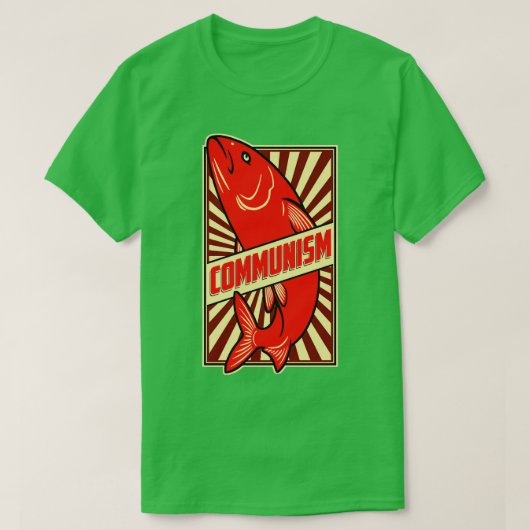 ただの赤いニシン Tシャツ (デザイン正面)