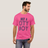 ただの都会の少年の旅 Tシャツ (正面フル)