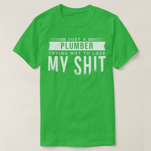 ただの配管工 Tシャツ (デザイン正面)