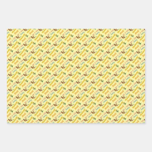 ただの野生の変わった素晴らしい叔母だ ラッピングペーパーシート (正面2)