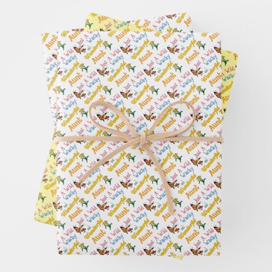 ただの野生の変わった素晴らしい叔母だ ラッピングペーパーシート (インサイチュ)