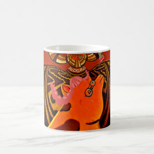 ただの面白いキリン画像デザイン コーヒーマグカップ