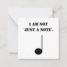 ただの音符ではない ノートカード