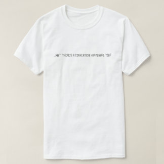 ただの食べ物目当てです(ユニセックス・ライト) Tシャツ