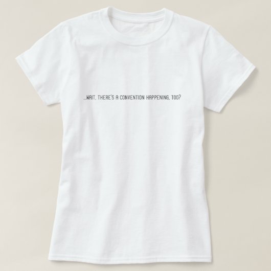ただの食べ物目当てです (ライト) Tシャツ (デザイン正面)