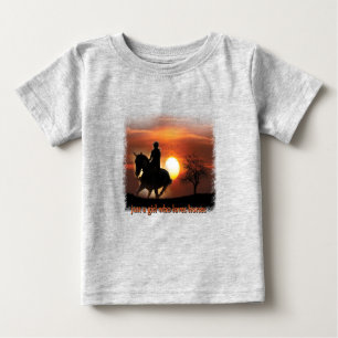 ただの馬が好きな女の子 ベビーTシャツ