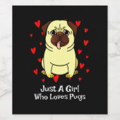 ただの駄洒落な女の子 ワインラベル (シングルラベル)