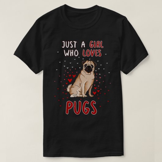 ただの駄洒落な女の子 Tシャツ (デザイン正面)