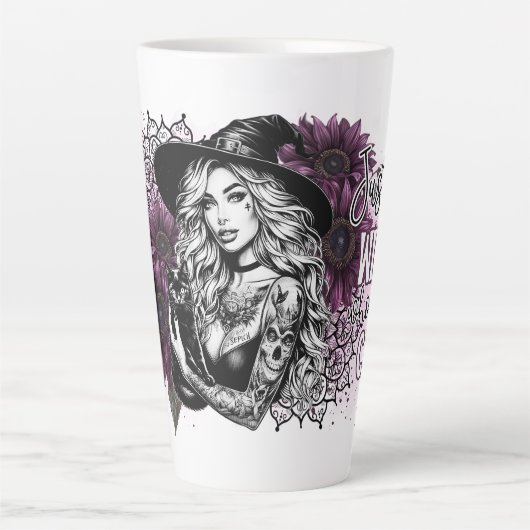 ただの魔女 カフェラテマグ (正面)