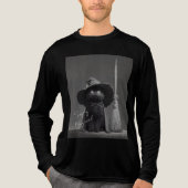 ただの魔法の魔女猫 トライブレンドTシャツ (正面)