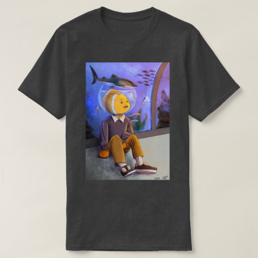ただの魚 Tシャツ (デザイン正面)