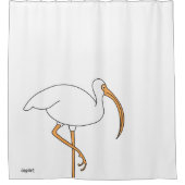 ただの鳥 シャワーカーテン (正面)