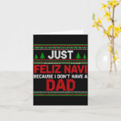 ただの Feliz Navi なぜなら 私にはダサいお父さんがいないから カード (黄色い花)