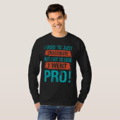 ただひたすらcrastinateしてたけど上達してきたから tシャツ (正面フル)