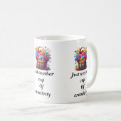 ただひとつの創造性のカップ コーヒーマグカップ (正面右)