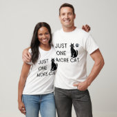 ただもう一匹の猫Tシャツ 楽しい 猫好き ギフト 可愛い Tシャツ (ユニセックス)