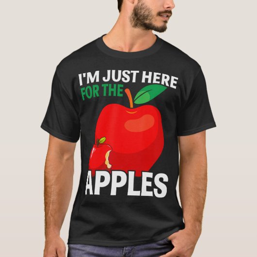 ただりんごのためにここにいる Tシャツ (正面)