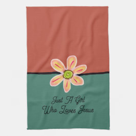 ただイエスを愛する少女 キッチンタオル